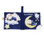 Ali+Oli Good Night Baby Sensory Crinkle Cloth Book with Teether on Luna Baby Store Miami