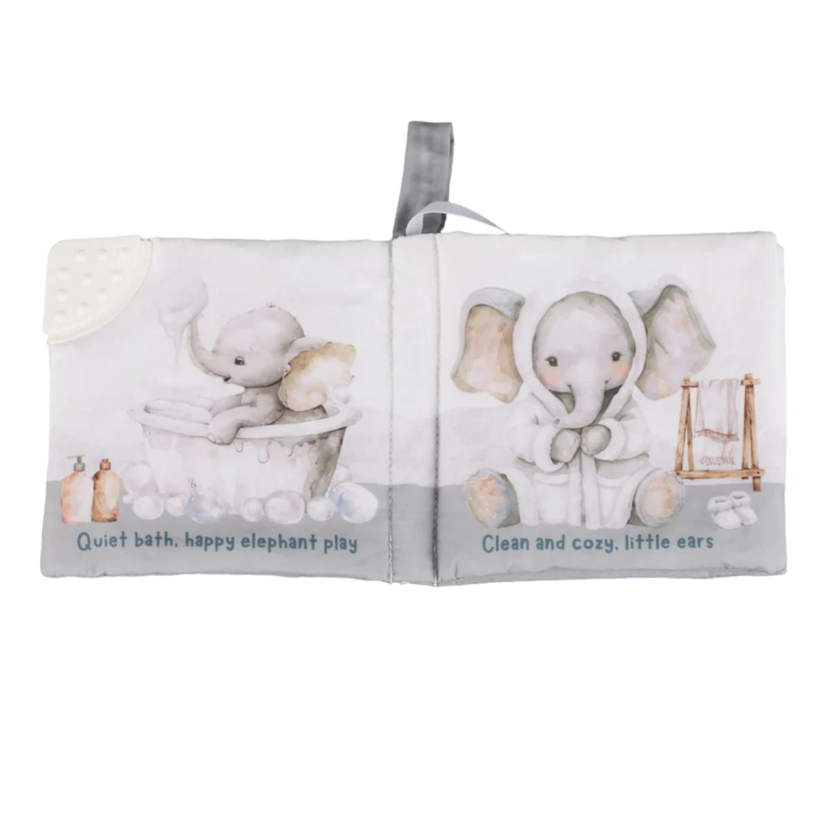 Ali+Oli Baby Cloth Crinkle Book – Bubble Bath on Luna Baby Store Miami