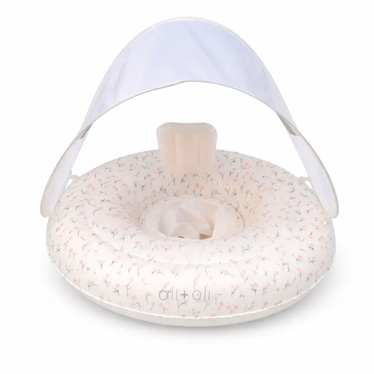 Ali+Oli Baby Swim Seat with Sun Canopy - Bloom