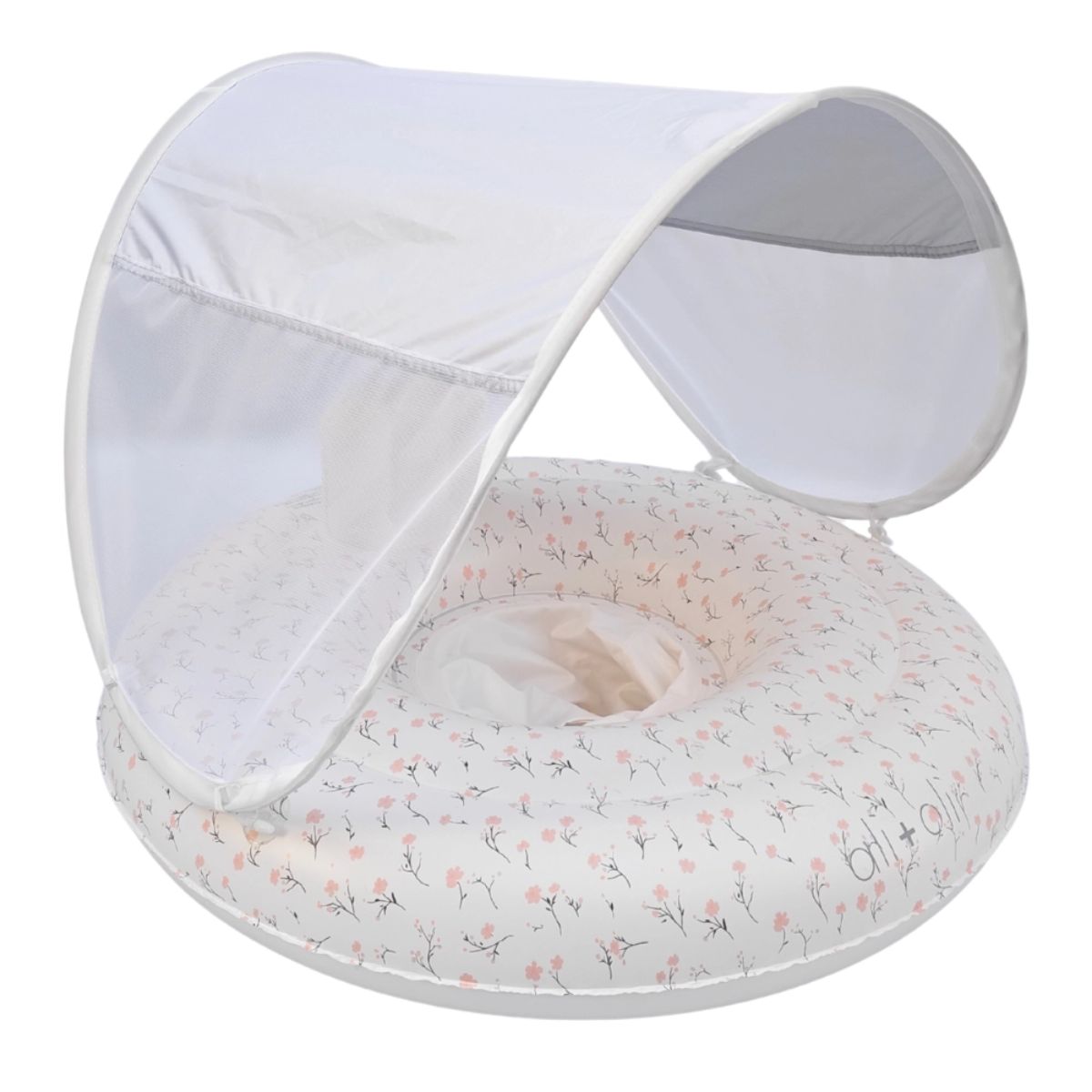 Ali+Oli Baby Swim Seat with Sun Canopy - Bloom