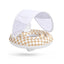 Ali+Oli Baby Swim Seat with Sun Canopy - Tan Checkers on Luna Baby Store Miami