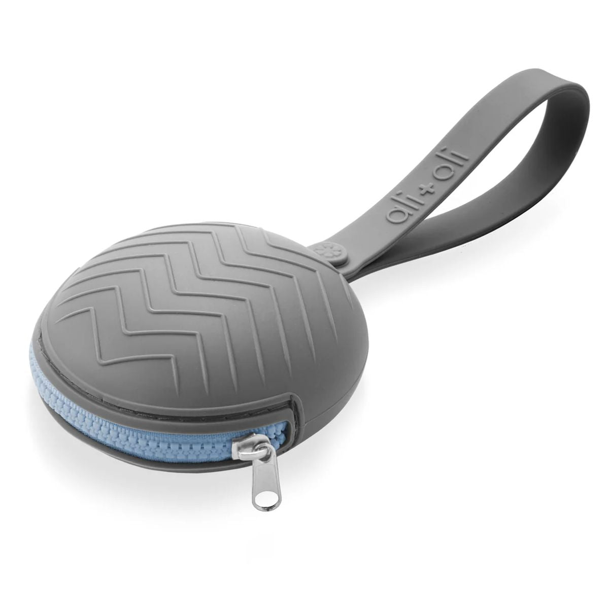 Ali + Oli Pacifier Holder Case - Grey on Luna Baby Store Miami
