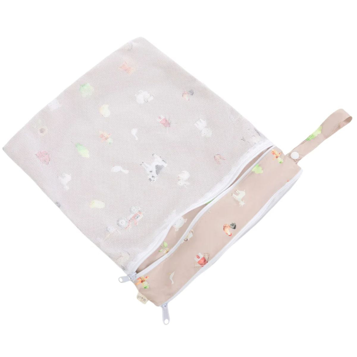 Ali+Oli Water Resistant Dual-Compartment Wet-Dry Bag - Farm