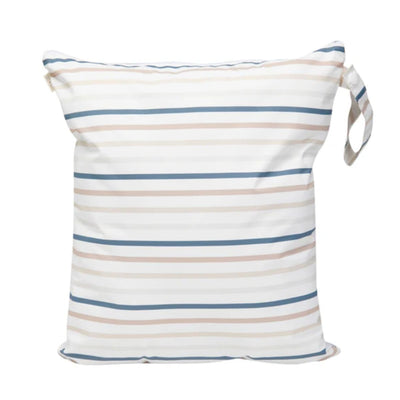 Ali+Oli Water Resistant Dual-Compartment Wet-Dry Bag - Stripes