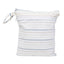 Ali+Oli Water Resistant Dual-Compartment Wet-Dry Bag - Stripes on Luna Baby Store Miami
