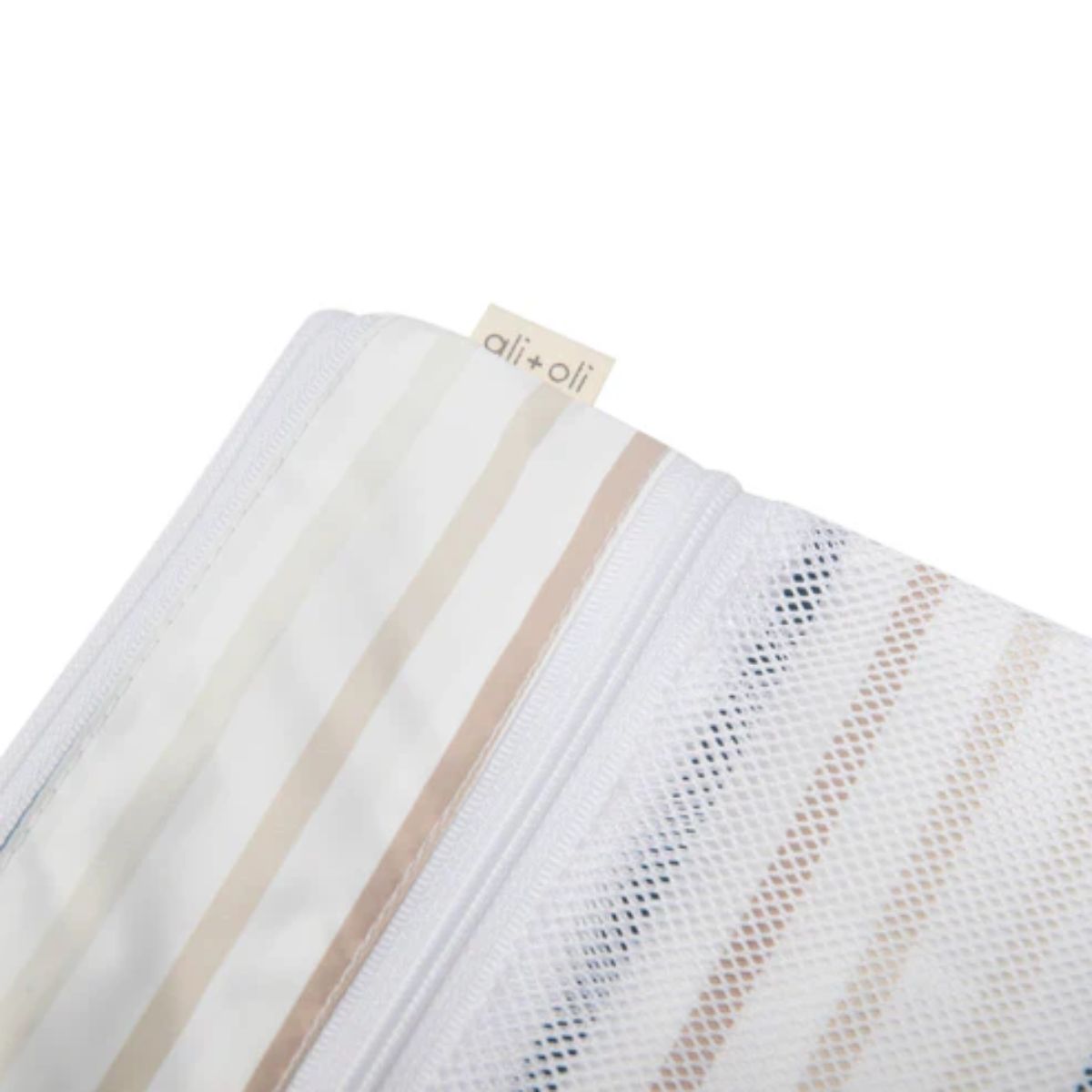 Ali+Oli Water Resistant Dual-Compartment Wet-Dry Bag - Stripes on Luna Baby Store Miami