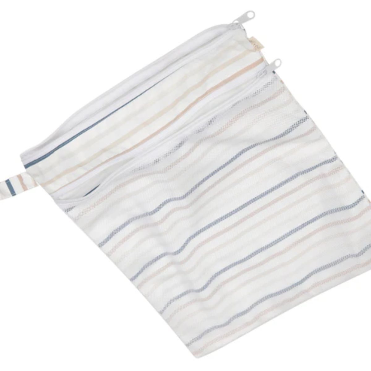 Ali+Oli Water Resistant Dual-Compartment Wet-Dry Bag - Stripes