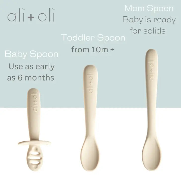 Ali+Oli (3-Pc) Multi Stage Spoon Set For Baby - Coco 6m+