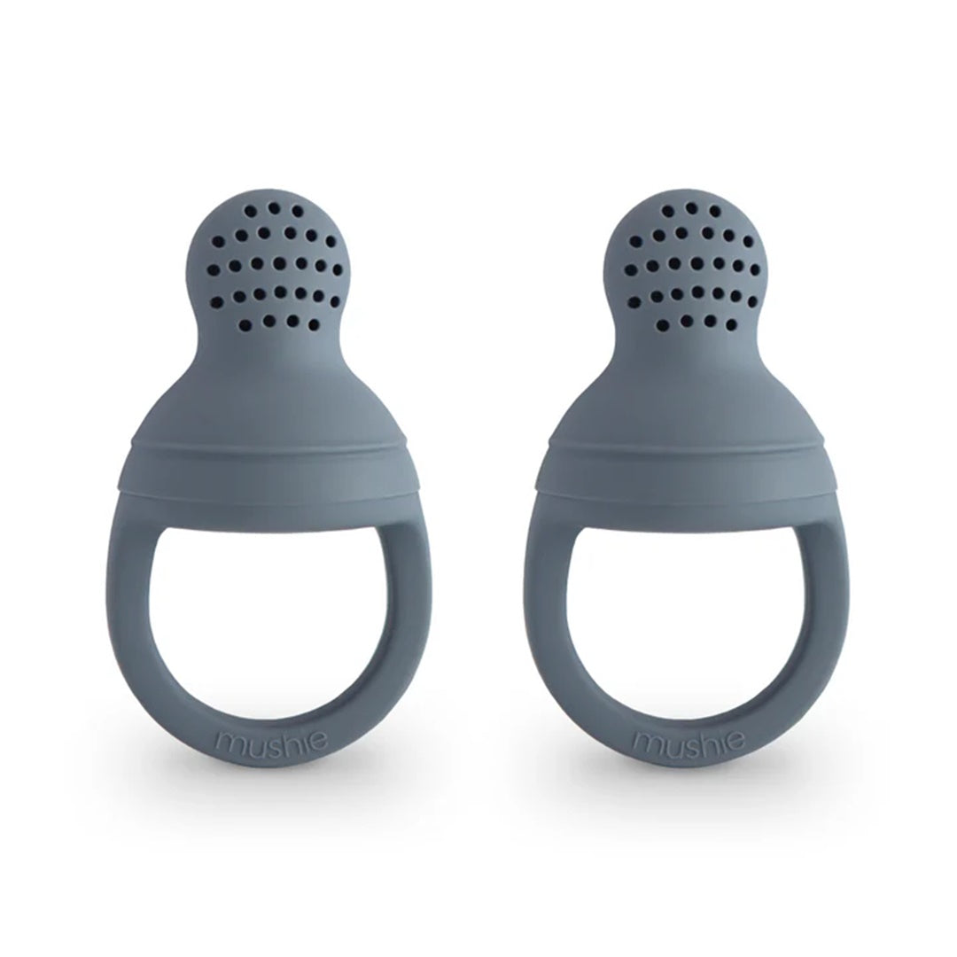 Mushie Silicone Fresh Food Feeder 2-Pack Tradewinds