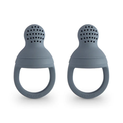 Mushie Silicone Fresh Food Feeder 2-Pack Tradewinds