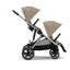 Cybex Gazelle S 2 Second Seat - Almond Beige/ Taupe Frame