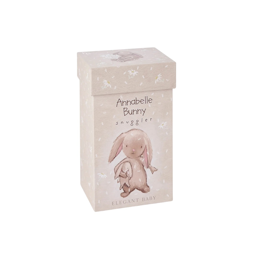 Elegant Baby Annabelle Bunny Snuggler Plush Security Blanket w/ Gift Box