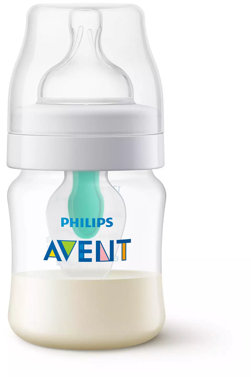 Anti-colic Baby Bottle With AirFree Vent Newborn Gift Set With Snuggle, Clear