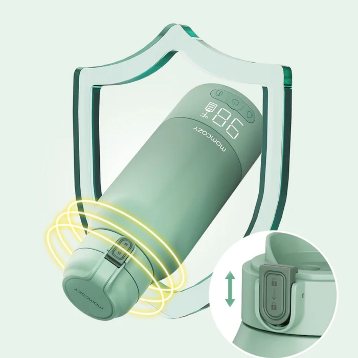 Momcozy - Superfast Portable Breast Milk & Water Warmer for Travel