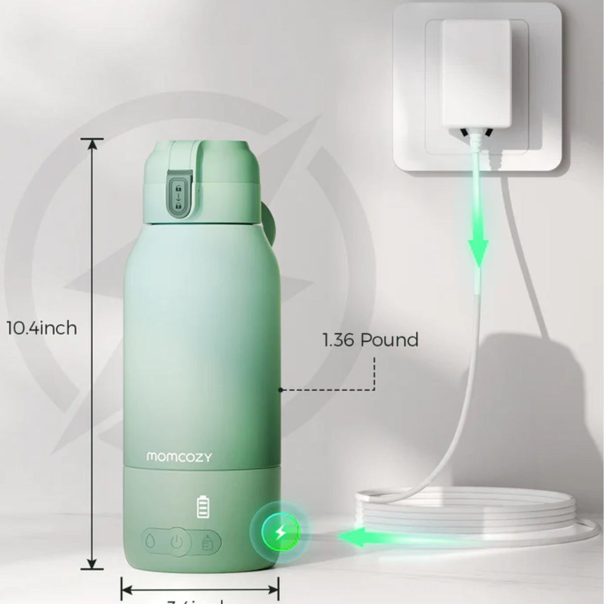 Momcozy - Superfast Portable Breast Milk & Water Warmer for Travel