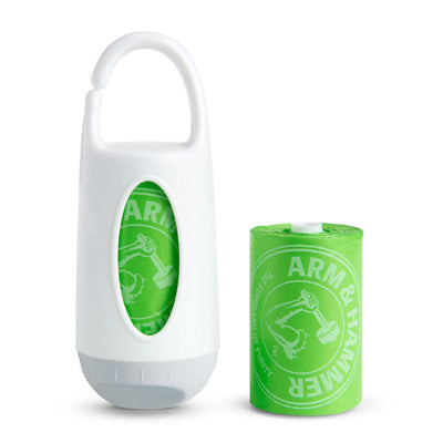 Munchkin Arm & Hammer Change & Toss Diaper Bag Dispenser - Green - Luna Baby Store Miami