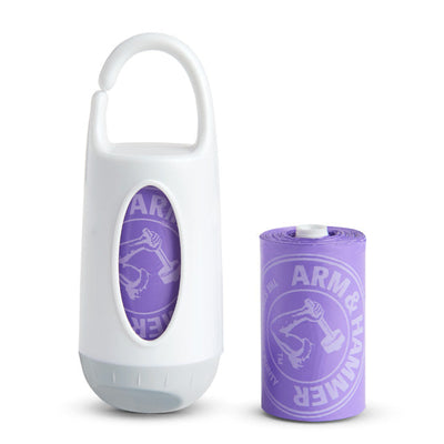 Munchkin Arm & Hammer Change & Toss Diaper Bag Dispenser - Purple - Luna Baby Store Miami