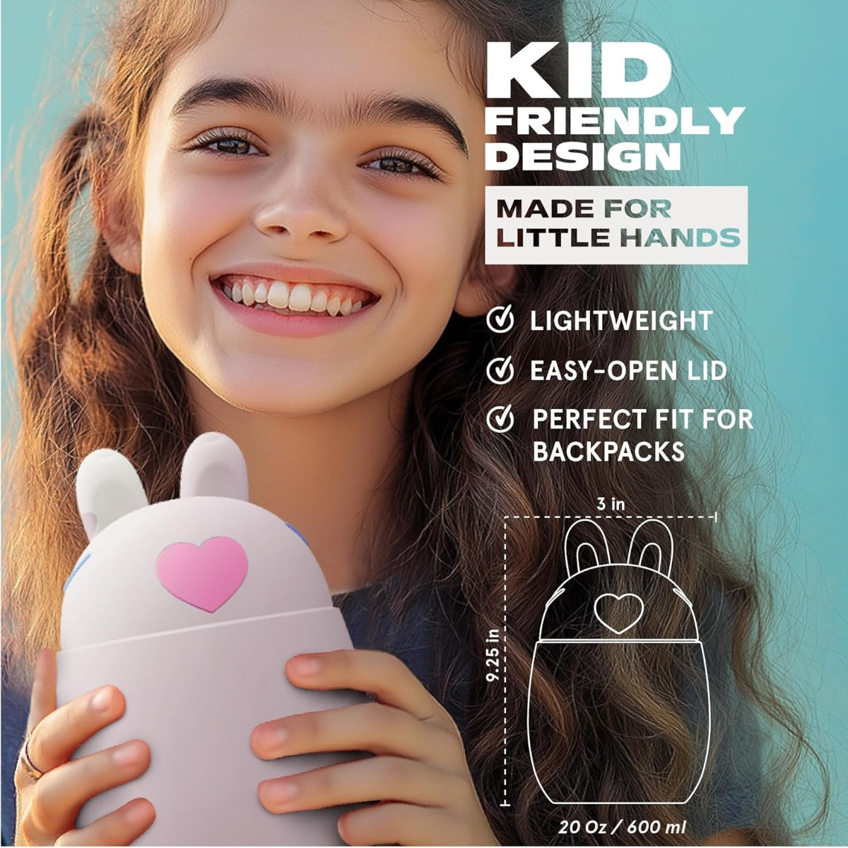 Asobu Bestie Foodie Kids Insulated Food Jar - Bunny