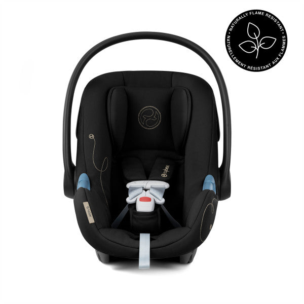 Cybex Aton G Swivel Infant Car Seat w/ SensorSafe - Moon Black