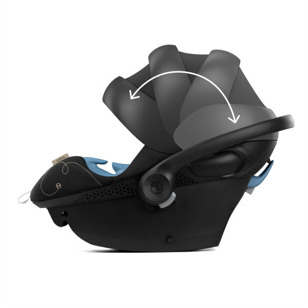 Cybex Aton G Swivel Infant Car Seat w/ SensorSafe - Moon Black