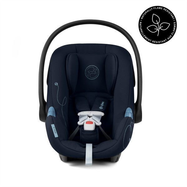 Cybex Aton G Swivel Infant Car Seat w/ SensorSafe - Ocean Blue - Luna Baby Store Miami