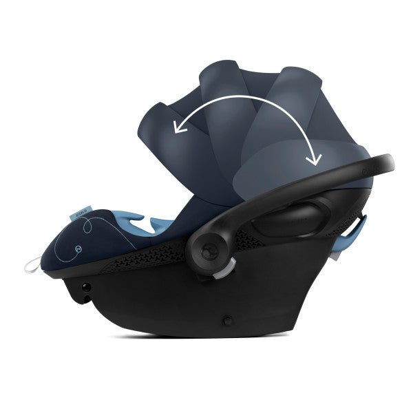 Cybex Aton G Swivel Infant Car Seat w/ SensorSafe - Ocean Blue - Luna Baby Store Miami