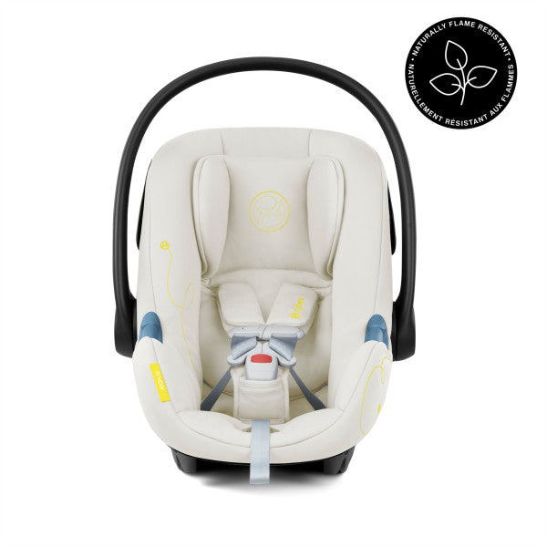 Cybex Aton G Swivel Infant Car Seat w/ SensorSafe - Seashell Beige - Luna Baby Store Miami