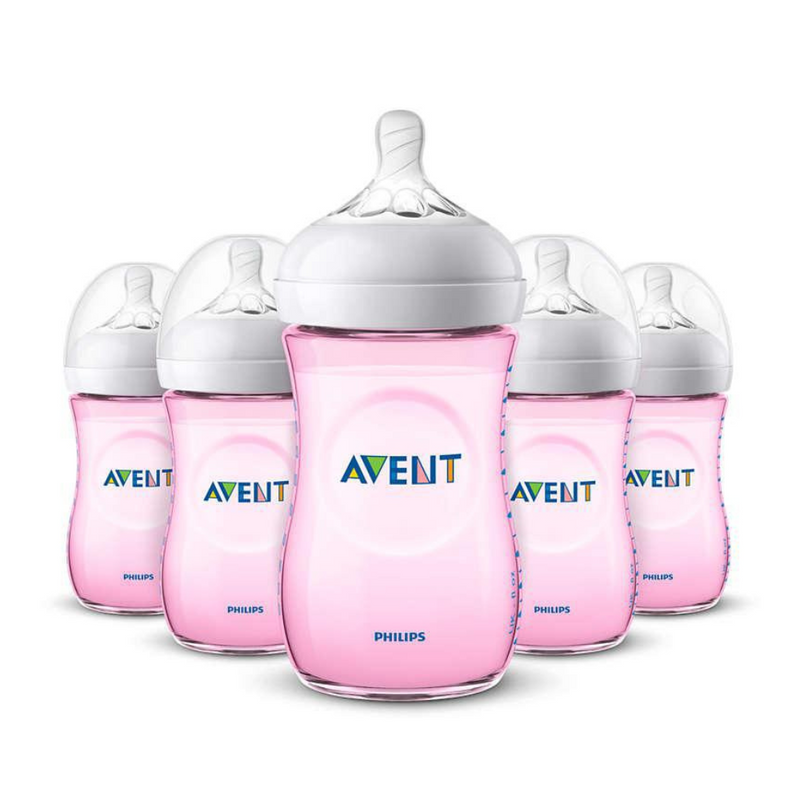 Natural Baby Bottle - Pink
