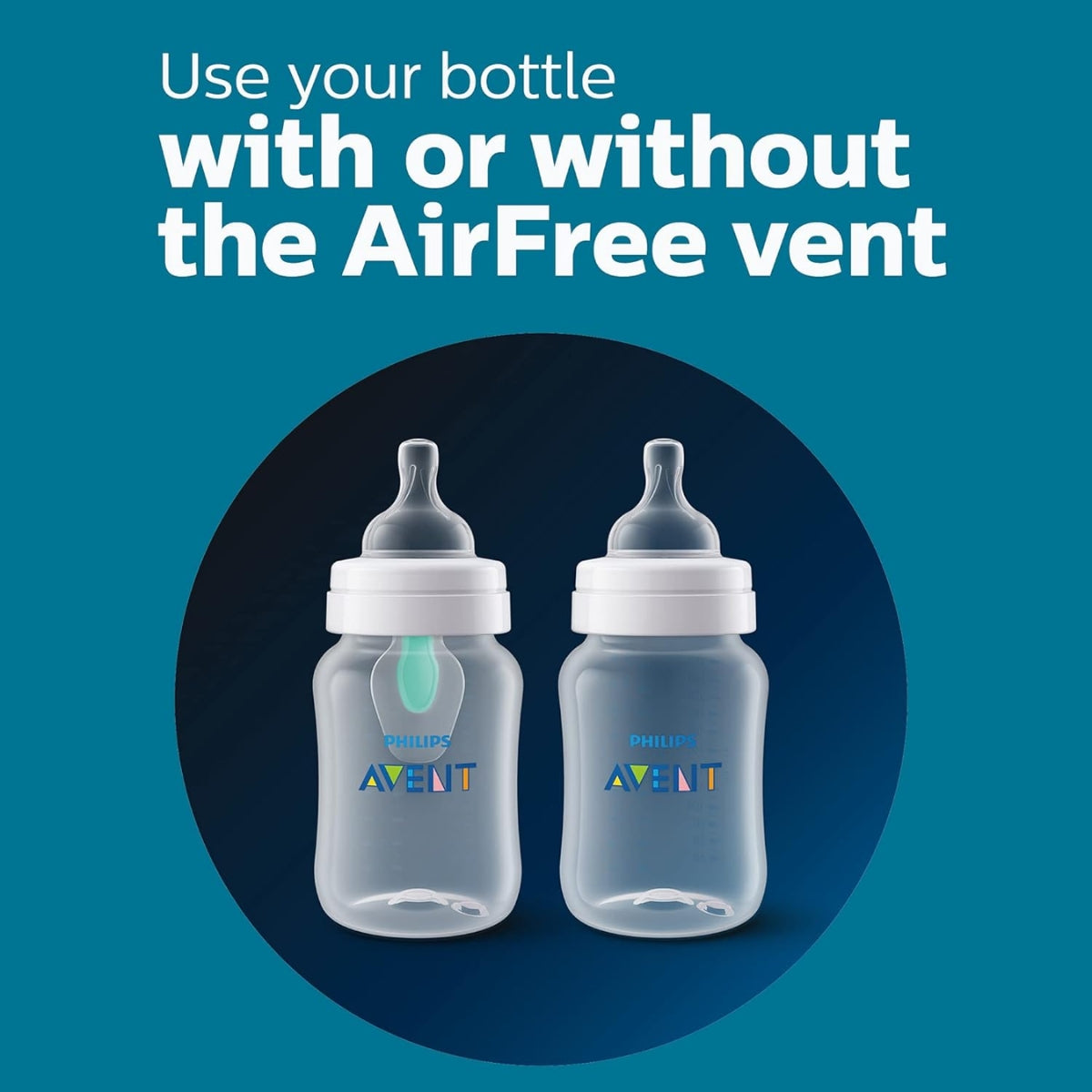 Avent Anti-Colic Baby Bottle Flow 1 Nipple 2Pk