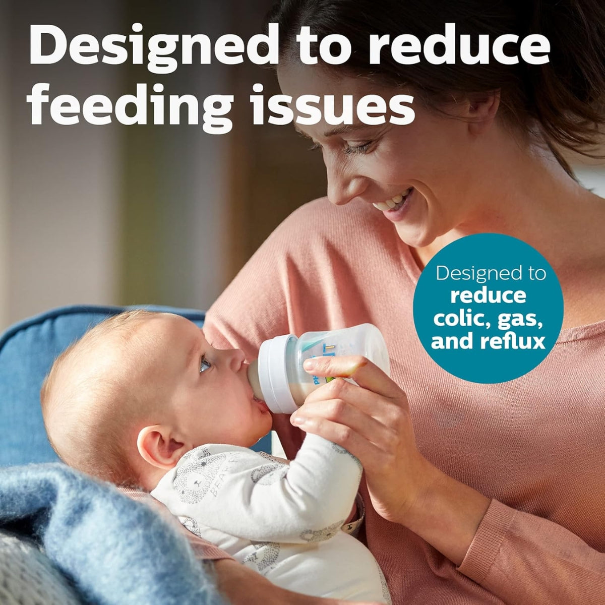 Avent Anti-Colic Baby Bottle Flow 1 Nipple 2Pk