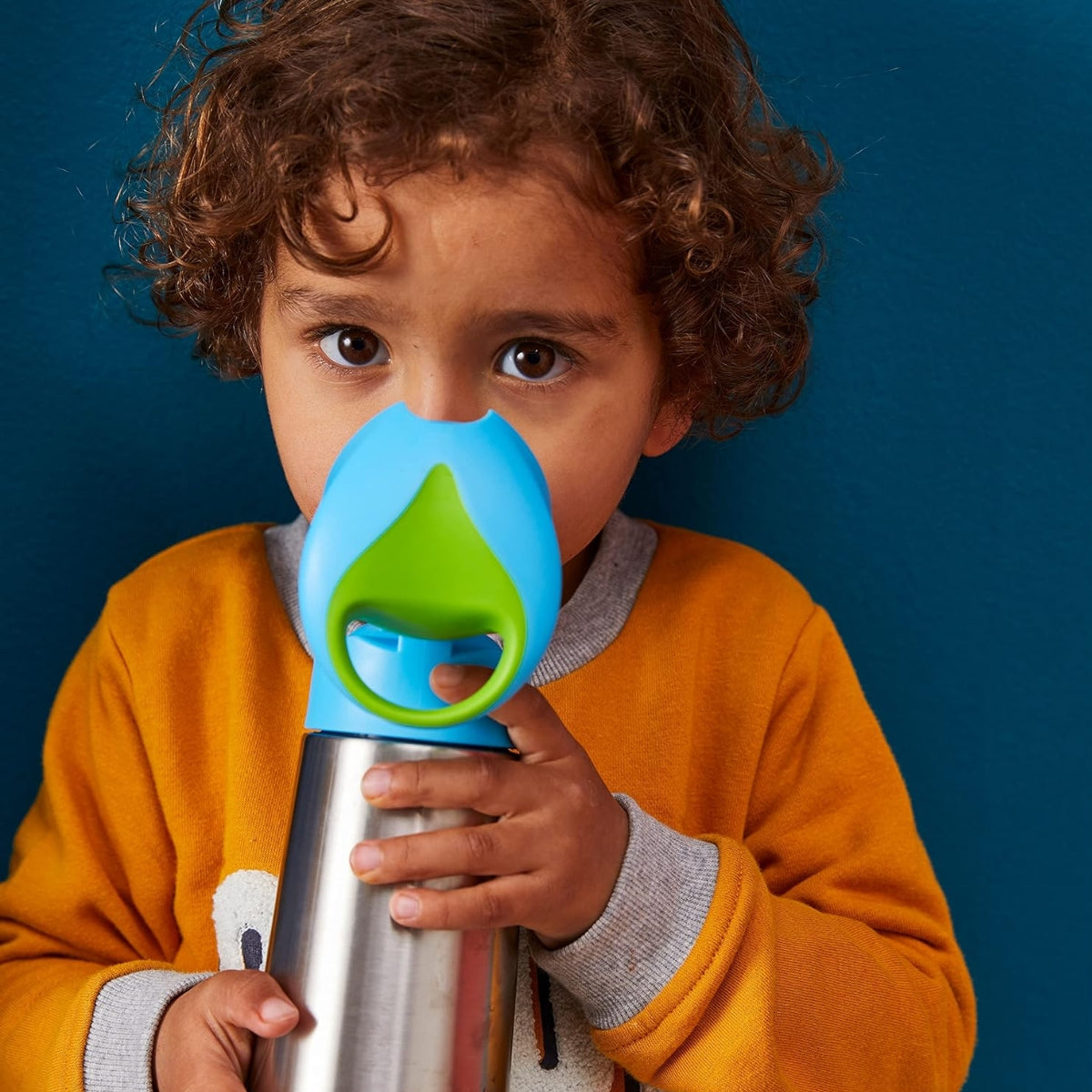 B.Box Insulated Drink Bottle 12 oz - Blue Slate