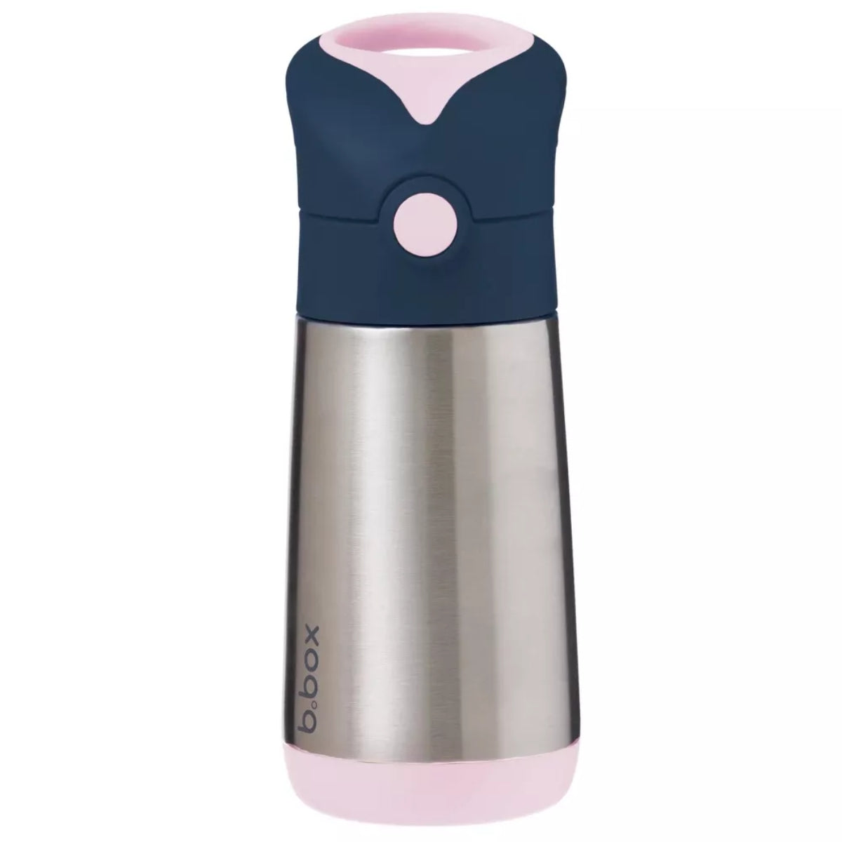B.Box Insulated Drink Bottle 12 oz -  Indigo Rose - Push button lid