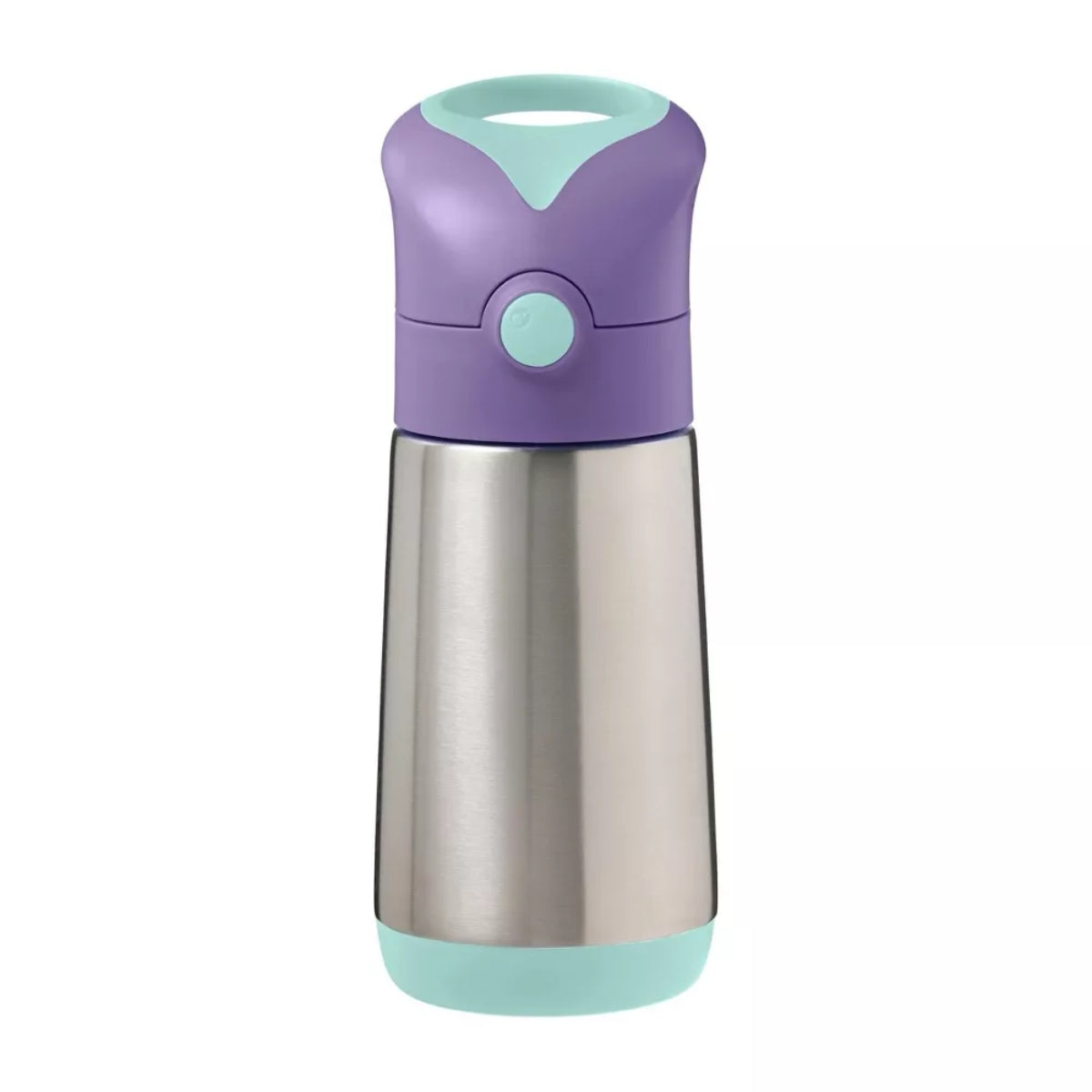 B.Box Insulated Drink Bottle 12 oz-  Lilac Pop - Push button lid