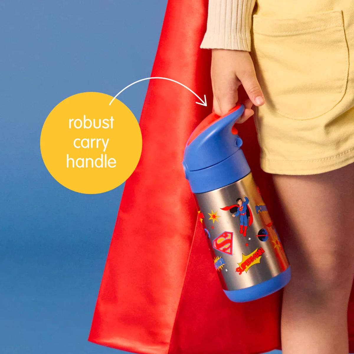 B.Box Insulated Drink Bottle 12 oz - Superman