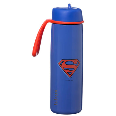 B.Box Insulated Water Bottle With Straw 23 oz - Superman