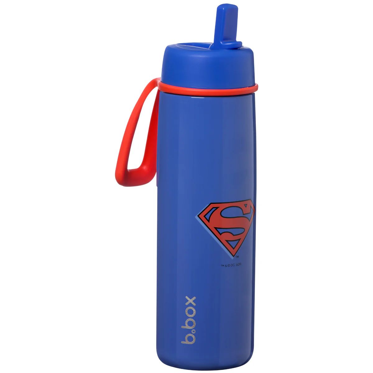 B.Box Insulated Water Bottle With Straw 23 oz - Superman
