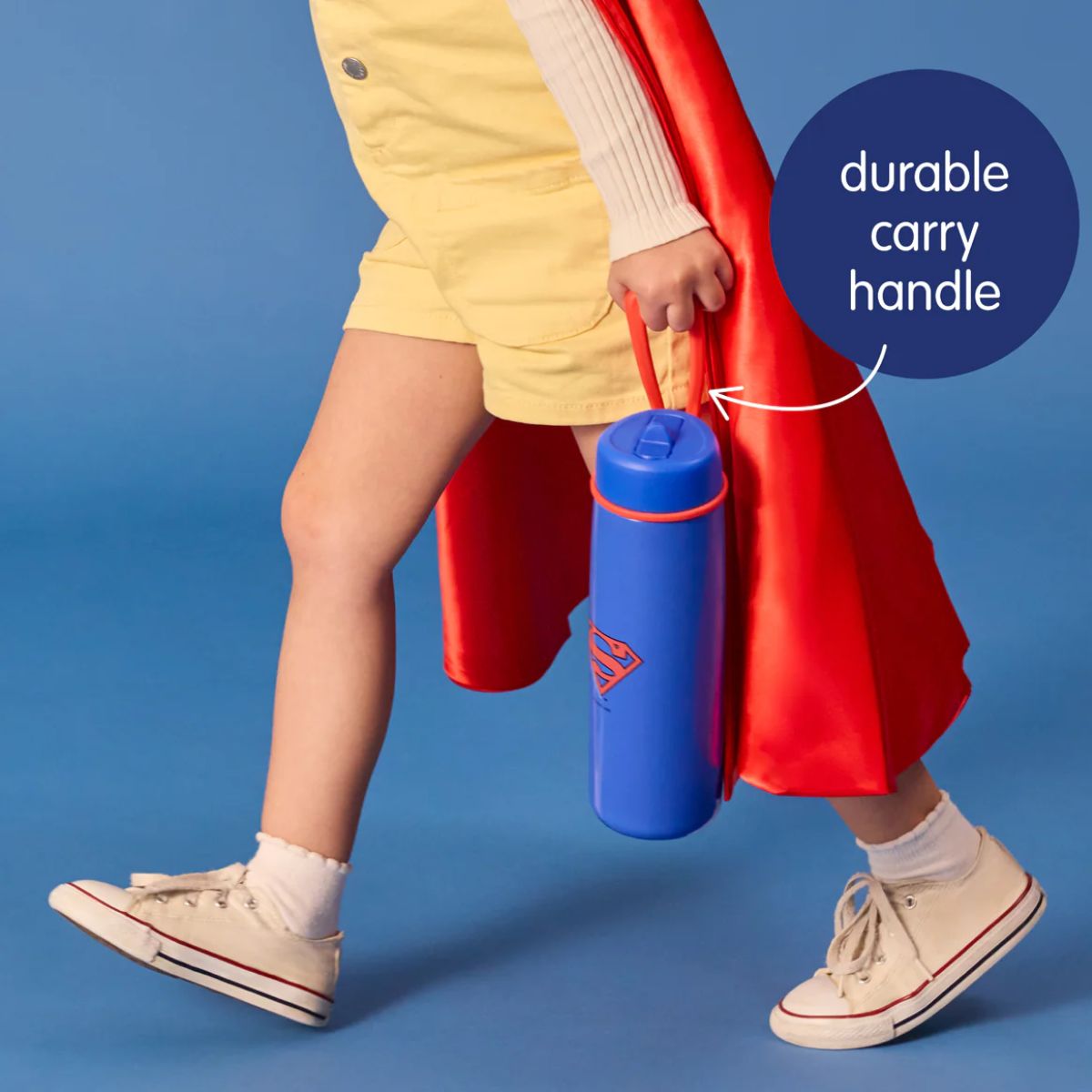 B.Box Insulated Water Bottle With Straw 23 oz - Superman