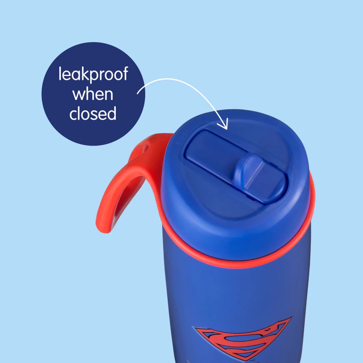 B.Box Insulated Water Bottle With Straw 23 oz - Superman
