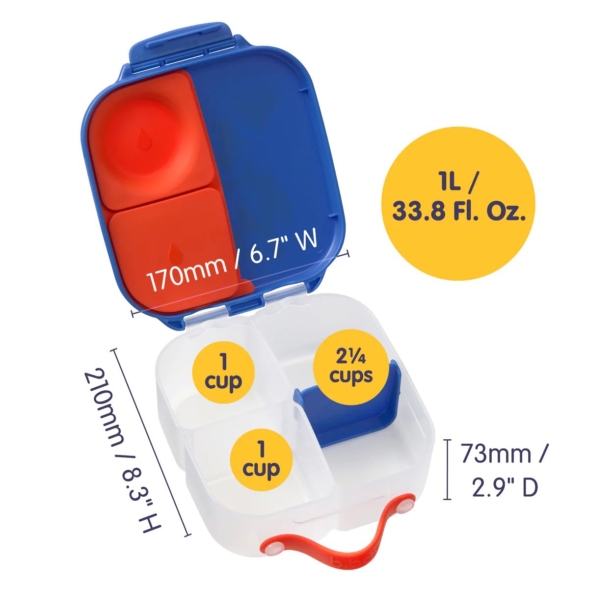 B.Box Mini Bento Kids Lunch Box - Superman