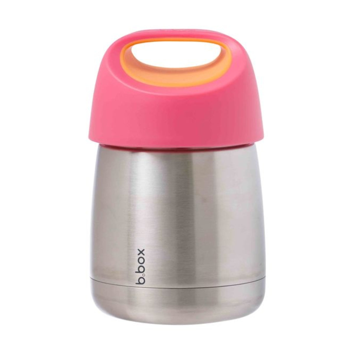 B.box Insulated Food Jar with Spork 11 oz- Strawberry Shake