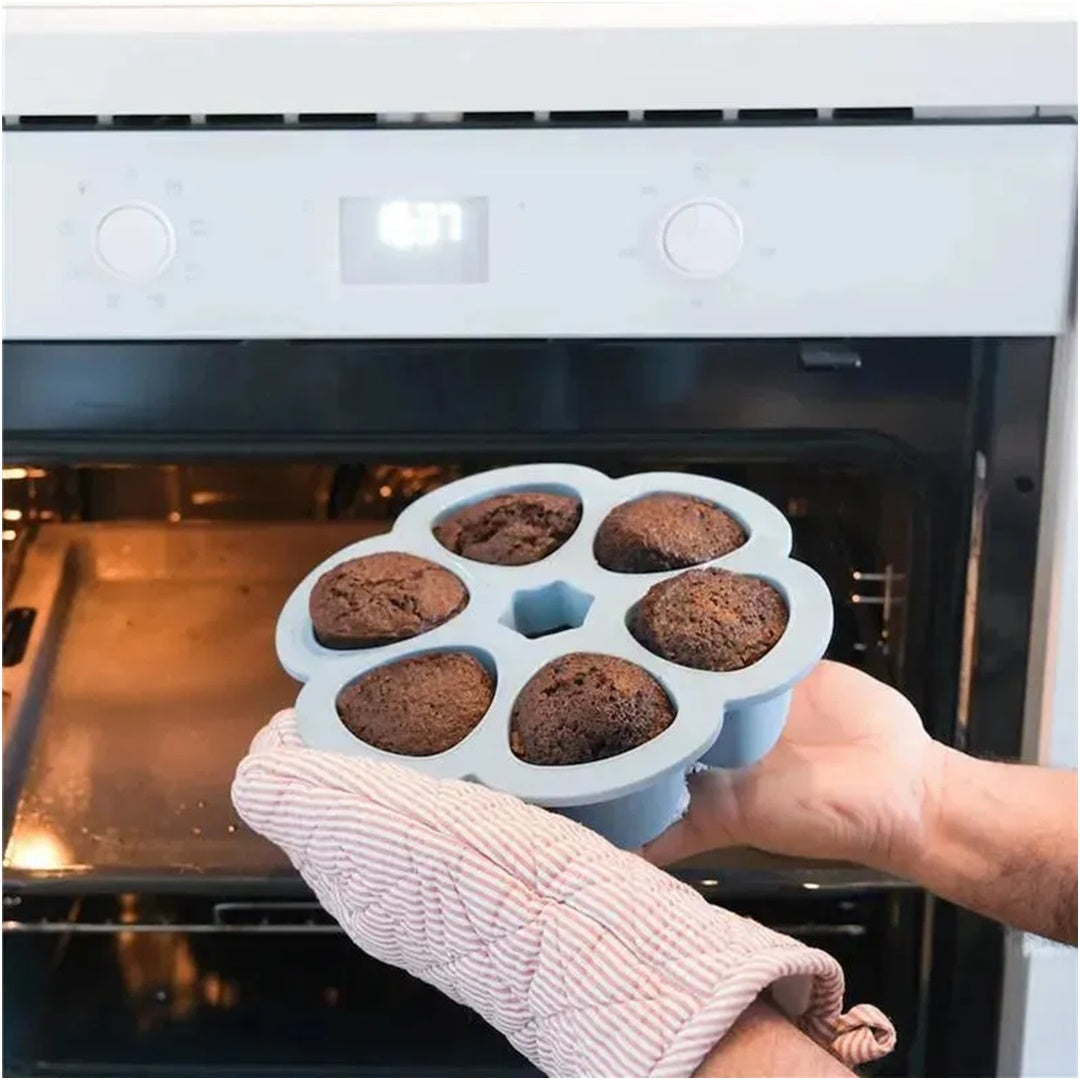 Beaba Multiportions 5 Oz Silicone Tray – Rain