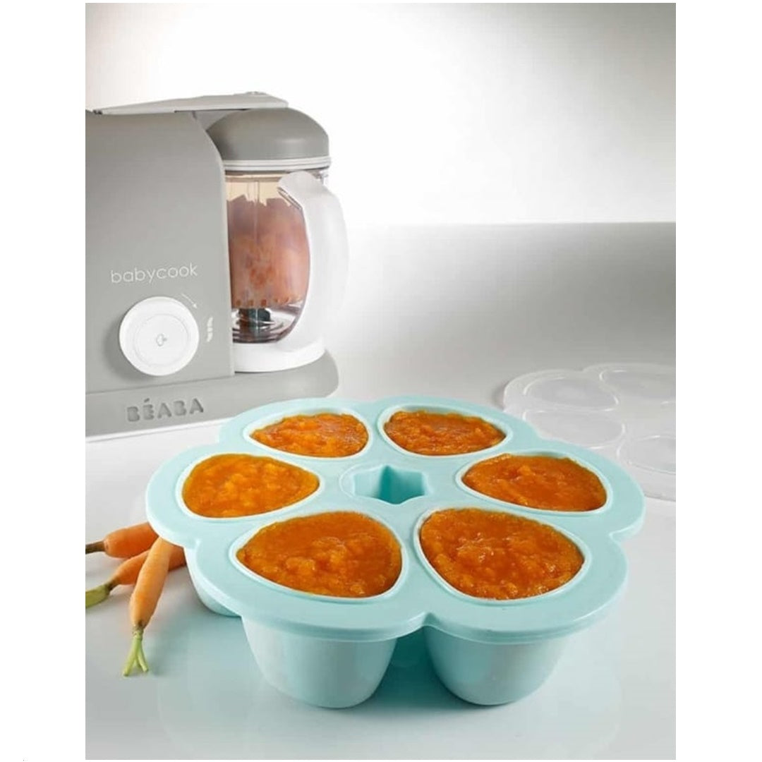 Beaba Multiportions 5 Oz Silicone Tray – Rain