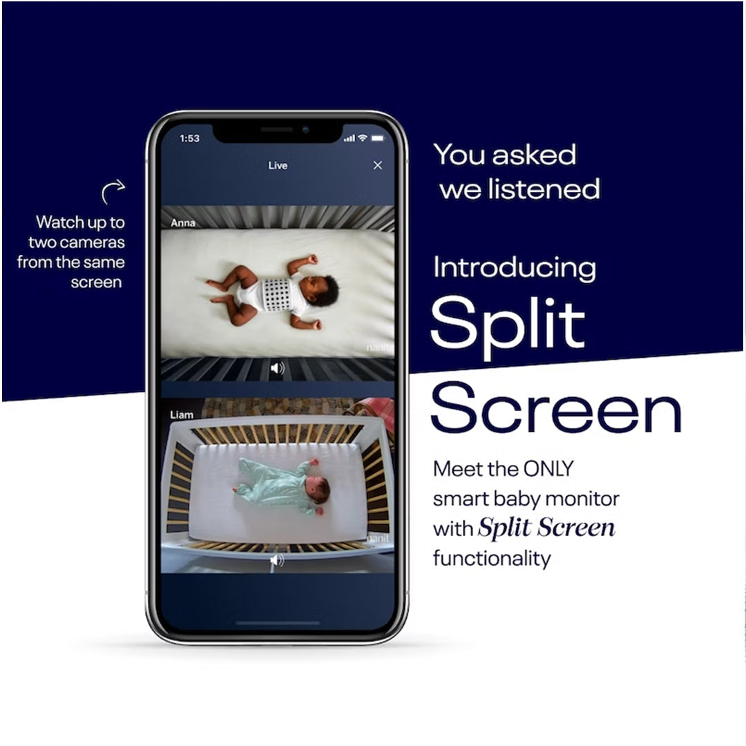 Babá Eletrônica Nanit Pro Com 2 Câmeras Branca - Nanit Babytunes