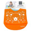 Babador De Silicone Kushies Bear Orange - Kushies Babytunes