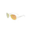Babiators Sunglasses White With Orange Lenses 0-2 years on Luna Baby Store Miami
