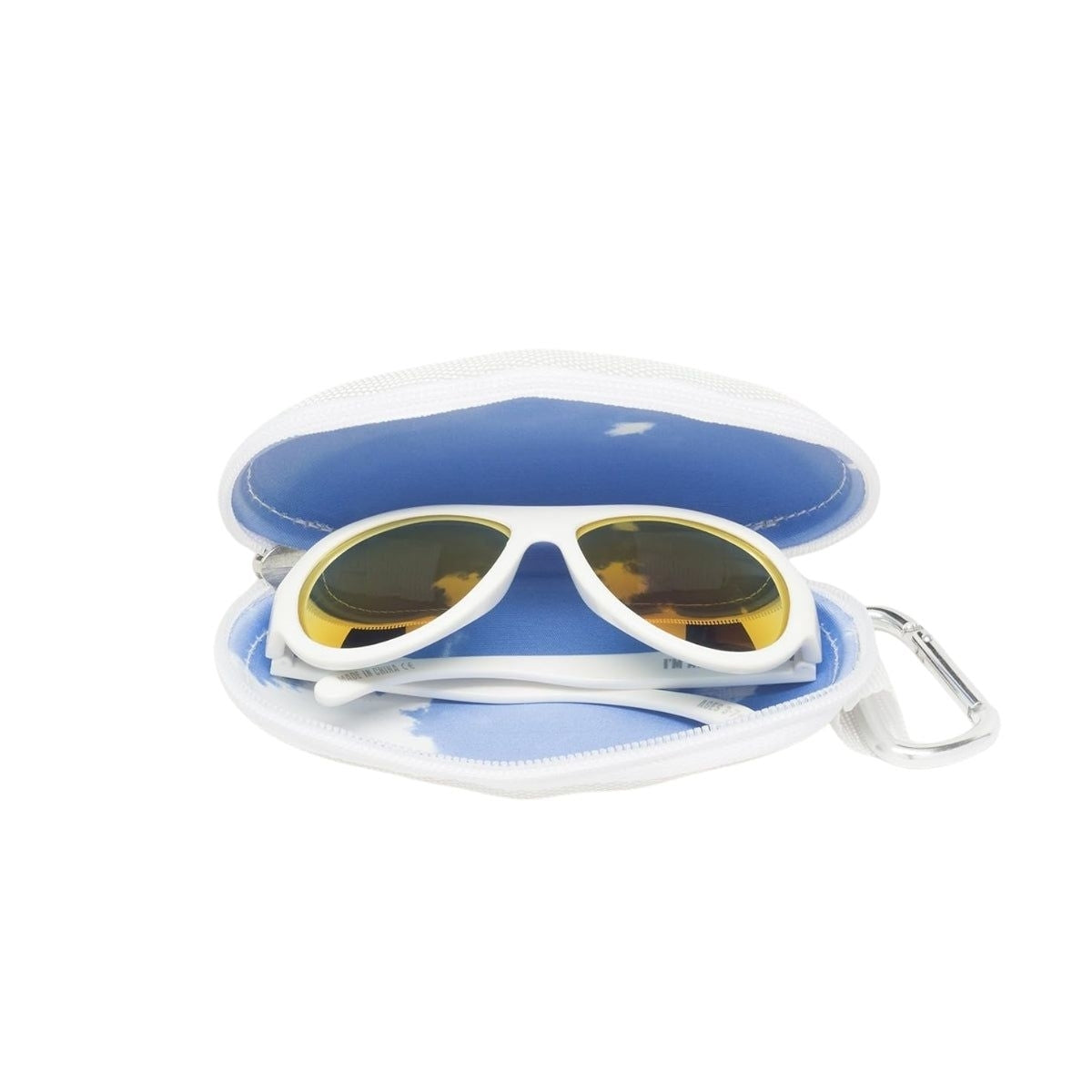 Babiators Sunglasses White With Orange Lenses 3-5 years