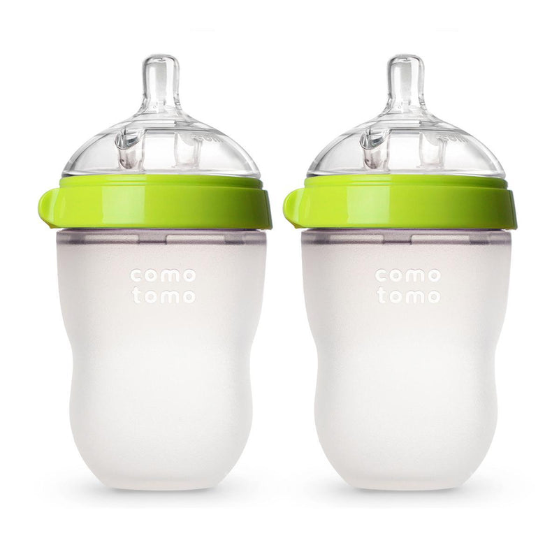 Como Tomo Baby Bottle 2 Packs 250ml / 8oz Green