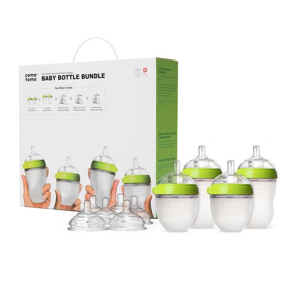 Como Tomo Baby Bottle Bundle Green