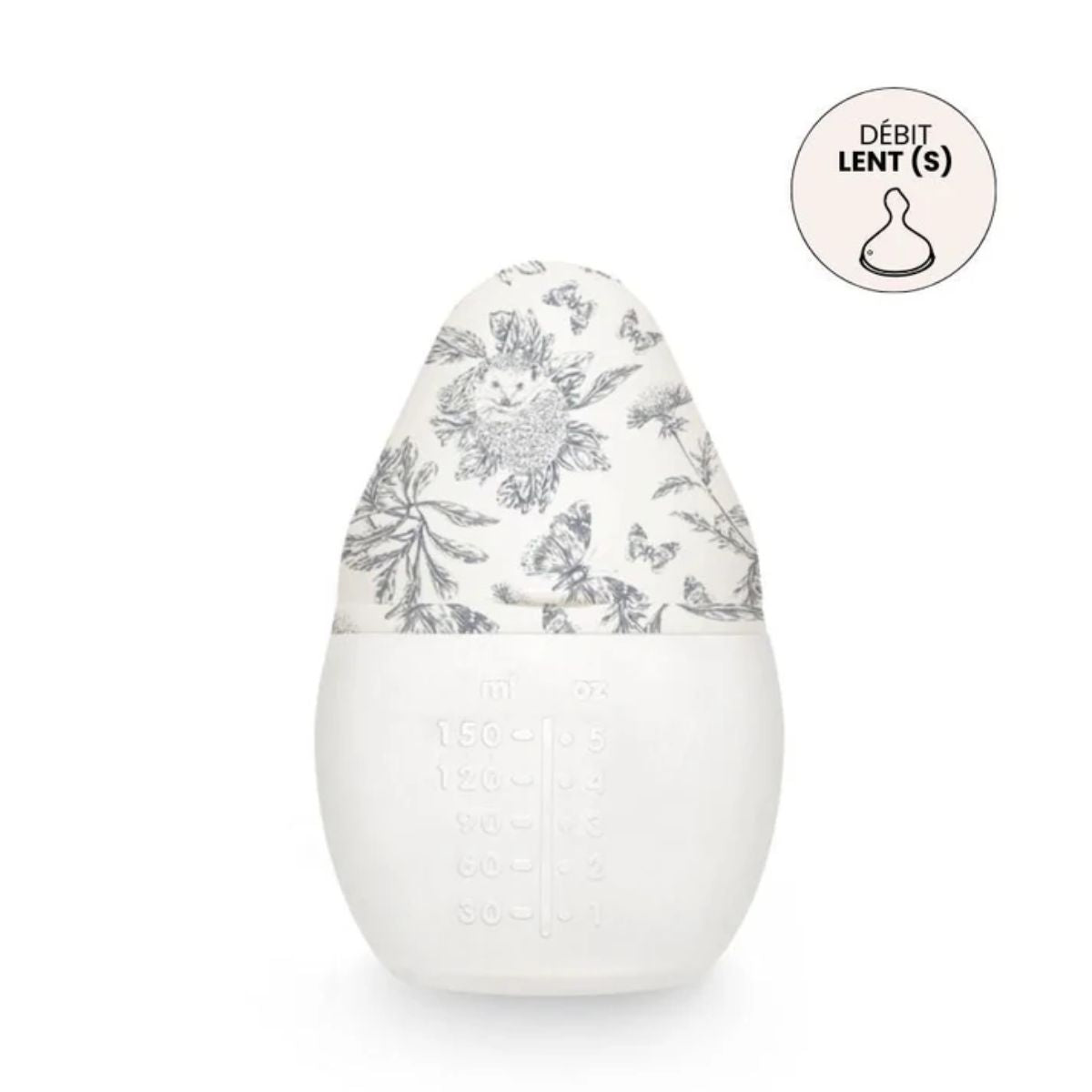 Baby Bottle + Lovey Gift Set | Tartine et Chocolat "Toile de Jouy" Grey on Luna Baby Store Miami