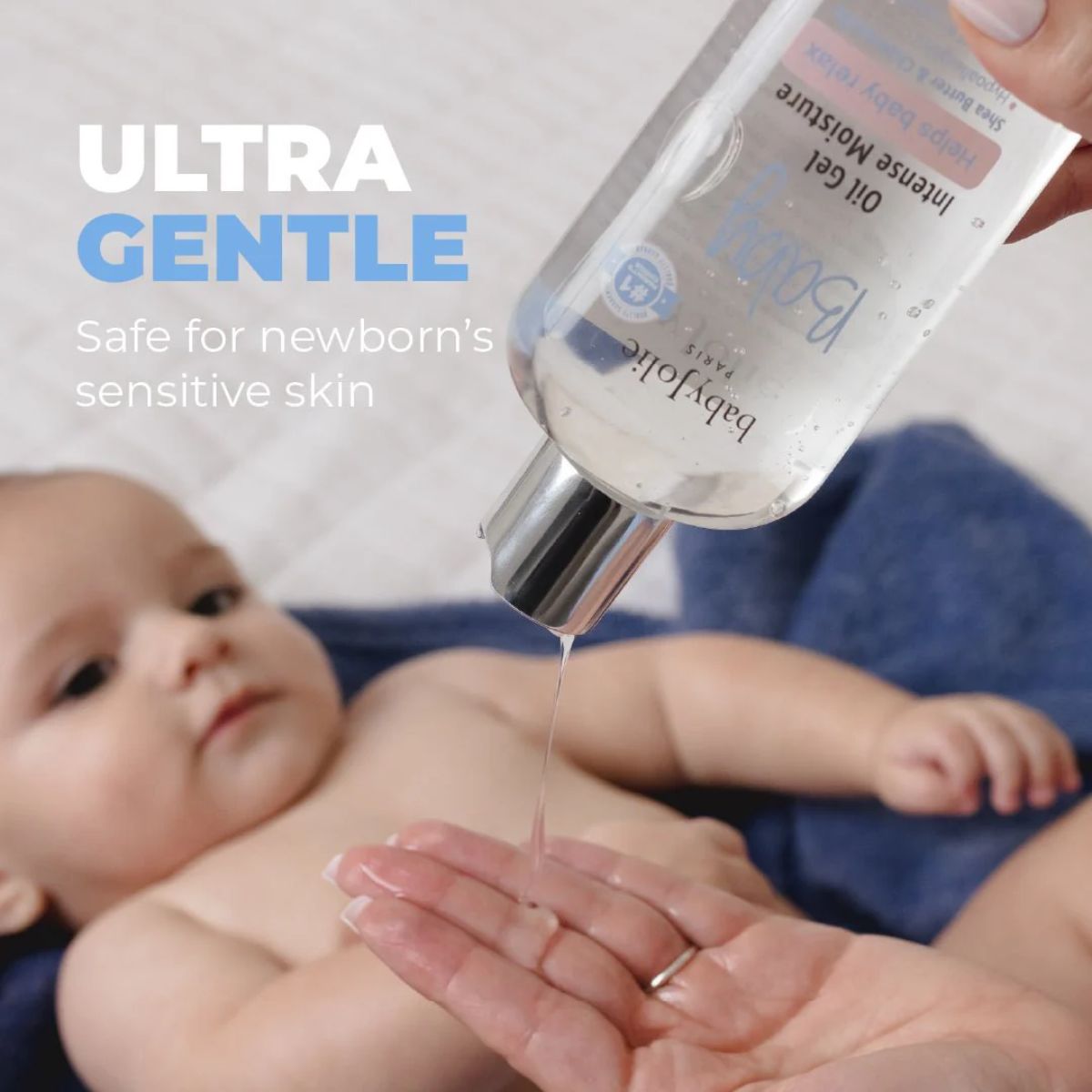 Baby Jolie Baby Oil Gel Intensive Moisture 8Oz - Intensive Moisture for Delicate Skin